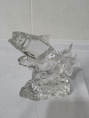 Princess House Wonders Of The World 24% Lead Crystal Wild Trout Figurine